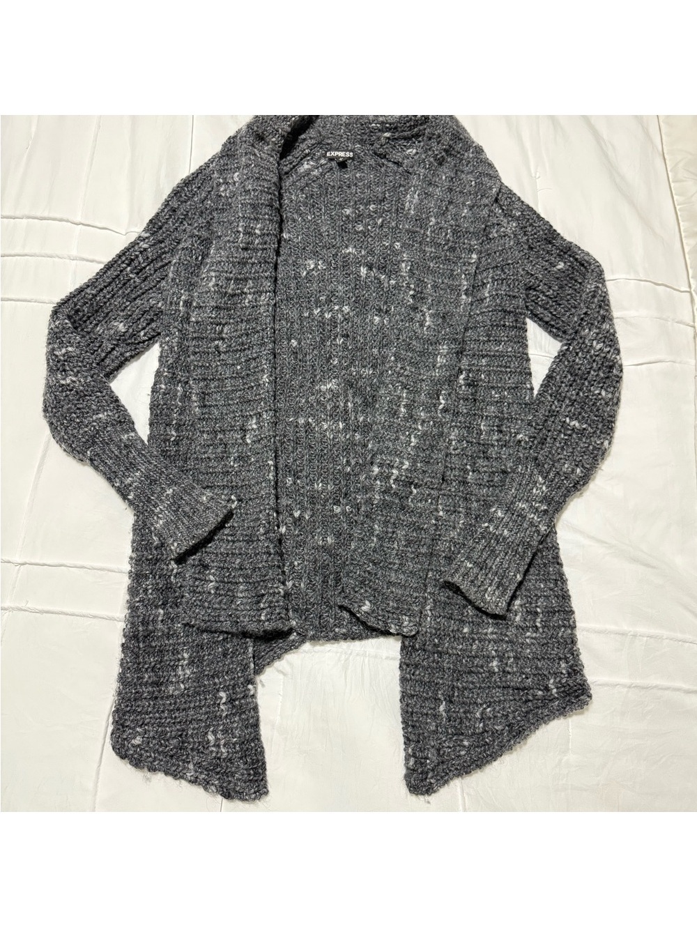 Express Heathered Gray Women's Cardigan- Size S